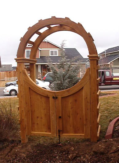 Garden Arbor with Gate